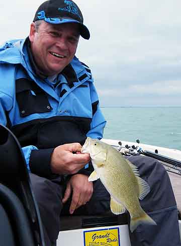 David MadWags Wagensomer on his beloved Lake St. Clair during the May 2009 MadWags Memorial Members Tournament