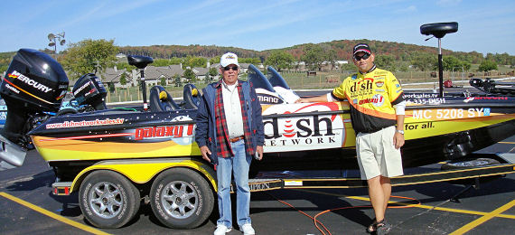 Thomas archives a day spent with a Korean War Veteran during the Fish with the Pros event in October 2007.