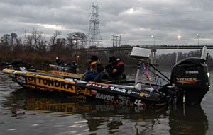 Something new at the 2011 Bassmaster Classic bass tournament anglers with radar to help counter the potential for fog on the complex Delta