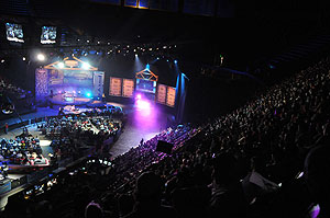 The 2010 Bassmaster Classic Arena scene