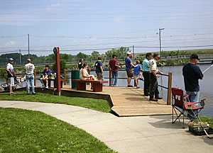 Anglers of all ages participate in the City of St Louis Michigan Joe Scholtz Annual Free Fishing Derby