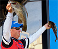 Reigning Bassmaster Classic champion Cliff Pace has the early lead in the Toyota All-Star Week's Evan Williams Bourbon Championship.