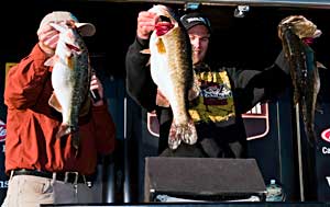 Marlon Crowder wins the co-angler title on Lake Toho while fishing with Elite Series pro Gerald Swindle