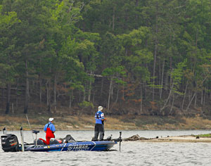 Dave Wolak, shown here fishing the 2011 Toledo Bend Elite Series event, says Oneida Lake is the Okeechobee of the north
