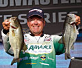 Davy Hite takes over the lead on day two of the Elite Series Alabama Charge on Pickwick Lake with bass like these