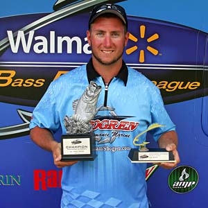 Derrick Soulliere of Belle River, Ontario, won the co-angler division in the Detroit River event on Aug. 27 to take home $1,511 Derrick Soulliere of Belle River, Ontario, won the co-angler division in the Detroit River event on Aug. 27 to take home $1,511