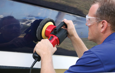 Using the Shurhold.com Dual Action Polisher makes cuts your boat and car care time in half