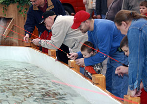 Michigans oldest and largest sport show the Ultimate Sport Show Grand Rapids features activities for everyone like family fun fishing the trout pond
