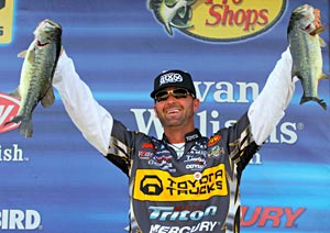 Gerald Swindle missed victory by 1 ounce on Toledo Bend at the 2011 Elite Series event Gerald Swindle missed victory by 1 ounce on Toledo Bend at the 2011 Elite Series event