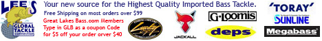 Lee's Global Tackle has the edge with the finest high quality Japanese tackle and fishing equipment