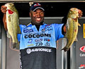 Ish Monroe leads the Oneida Lake Bassmaster Northern Open on day one with 19 pounds 14 ounces