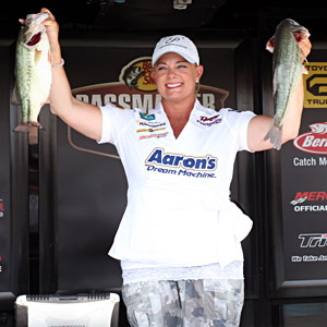 Bass pro Janet Parker is poised to become the first female Elite Angler in 2012
