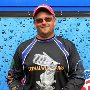 Boater Jimmy Johnson of La Crosse, Wis., won the July 9 BFL Great Lakes Division tournament on the Mississippi River to earn $4,385