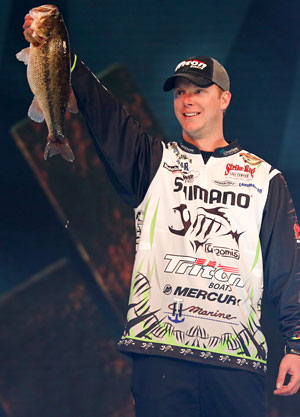 Cold weather gave Jonathon VanDam equipment problems though he hales from Michigan but he still managed a respectable 23rd place in his first Bassmaster Classic