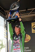 Michigan's Jonathon Vandam wins his first Bassmaster Elite Series tournament with the Green Bay challenge, earning a berth in the 2013 Bassmaster Classic
