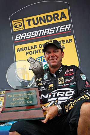 The Kalamazoo Kid Kevin VanDam seals the deal on his 7th Bassmaster Angler of the Year award and his 4th in a row