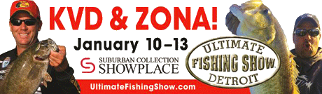 Kevin VanDam and Mark Zona headline the 2013 Ultimate Fishing Show Detroit seminar lineup