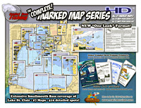 Great Lakes Bass Fishing Tackle Store Gps Maps & Lake St Clair Books