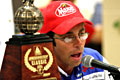 Mike Iaconelli talks to the press after his 2003 Bassmaster Classic victory on the Louisiana Delta