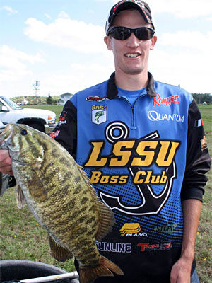 Nate Sleight is currently a senior at LSSU studying fisheries management, and the president/co-founder of the Lake Superior State University Bass Club