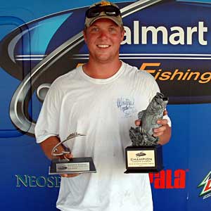 Nick Daniels of Columbus, Ohio, was the winning co-angler in the July 23 BFL Buckeye Division tournament, winning $1,689