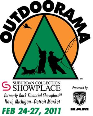 Outdoorama in Novi Michigan February 24-27 2011 at Suburban Collection Showplace brought to you by Ram Truck