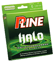 P-Line Halo Fluorocarbon Fishing Line - Mist Green - 2000 Yards - 10 lb.