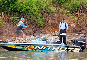 Four time Bassmaster Classic champ Rick Clunn is scheduled to be at the Trokar Hooks booth at the Outdoors Expo