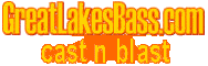 GreatLakesBass.com custom screen name text logo decal 14 inch