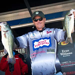 Robbie Dodson Jr leads on day one of the Bassmaster Central Open on Table Rock Lake