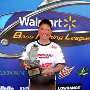 Boater Todd Hensley of New Albany, Ind., won the April 30 BFL Hoosier Division tournament on Lake Monroe to earn $6,037 Boater Todd Hensley of New Albany, Ind., won the April 30 BFL Hoosier Division tournament on Lake Monroe to earn $6,037