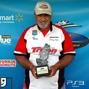 Boater Tommy Little of Chester, Va., won the June 25 BFL Shenandoah Division tournament on the James River to earn $2,985