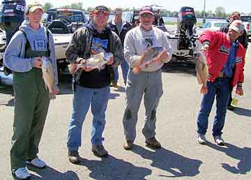 The coveted DK Open other 'junk' fish award is fiercely fought here with a bunch of St Clair sheephead