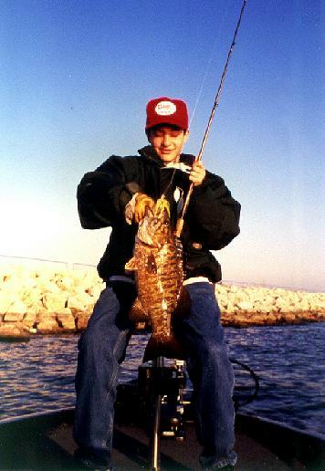 Monster Great Lakes smallies like Bob Benavides' Saginaw Bay whopper wait for you as long as you can get to them and back safely.