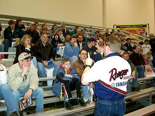 Grand Rapids fishing show – we had great crowds thanks to our location and being scheduled between the dock dogs shows.